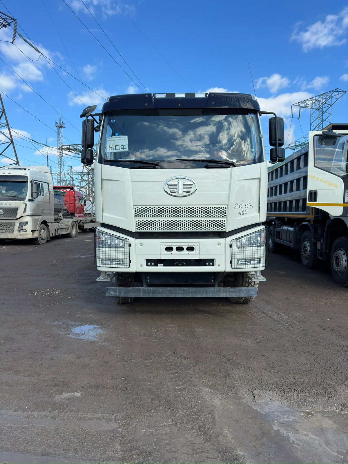 FAW 8х4 с обычным кузовом