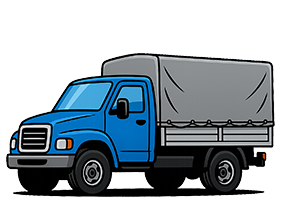 Платформа бортовая тентованая